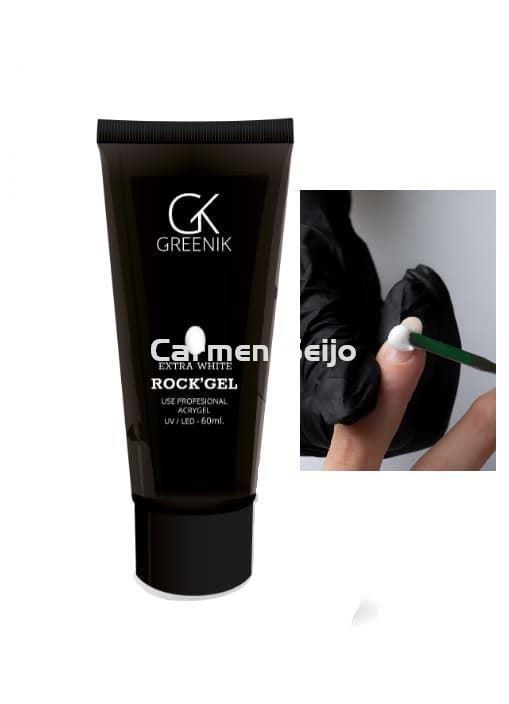 Greenik Care & Color Acrygel Extra White Rock´Gel - Imagen 1
