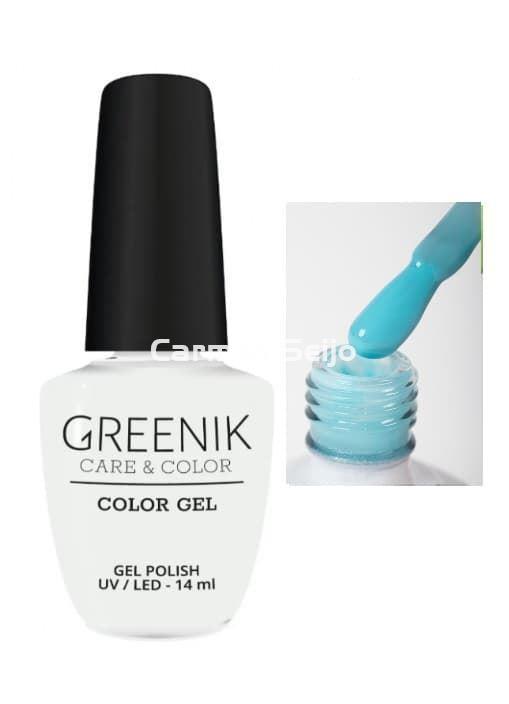 Greenik Care & Color Esmalte Azul Neón GG14 Gel Polish - Imagen 1