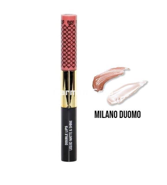 Nee Make Up Milano Double Lips Liquid Matte & Shine Milano Duomo 510 - Imagen 1
