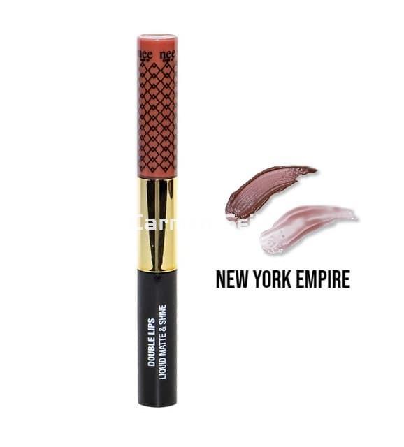 Nee Make Up Milano Double Lips Liquid Matte & Shine New York Empire State Building 505 - Imagen 1