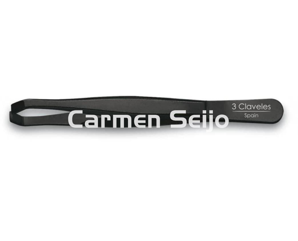 3 Claveles Pinza Depilar Cangrejo Negro - Imagen 1