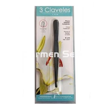 3 Claveles Pinza Depilar Cangrejo Negro - Imagen 2