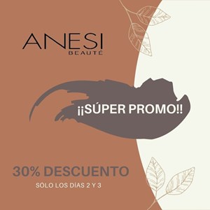 30% descuento en productos Anesi