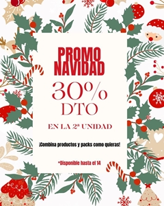 30% DTO en la 2ª unidad