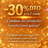 ¡¡¡30% DTO en la 2ª unidad!!!