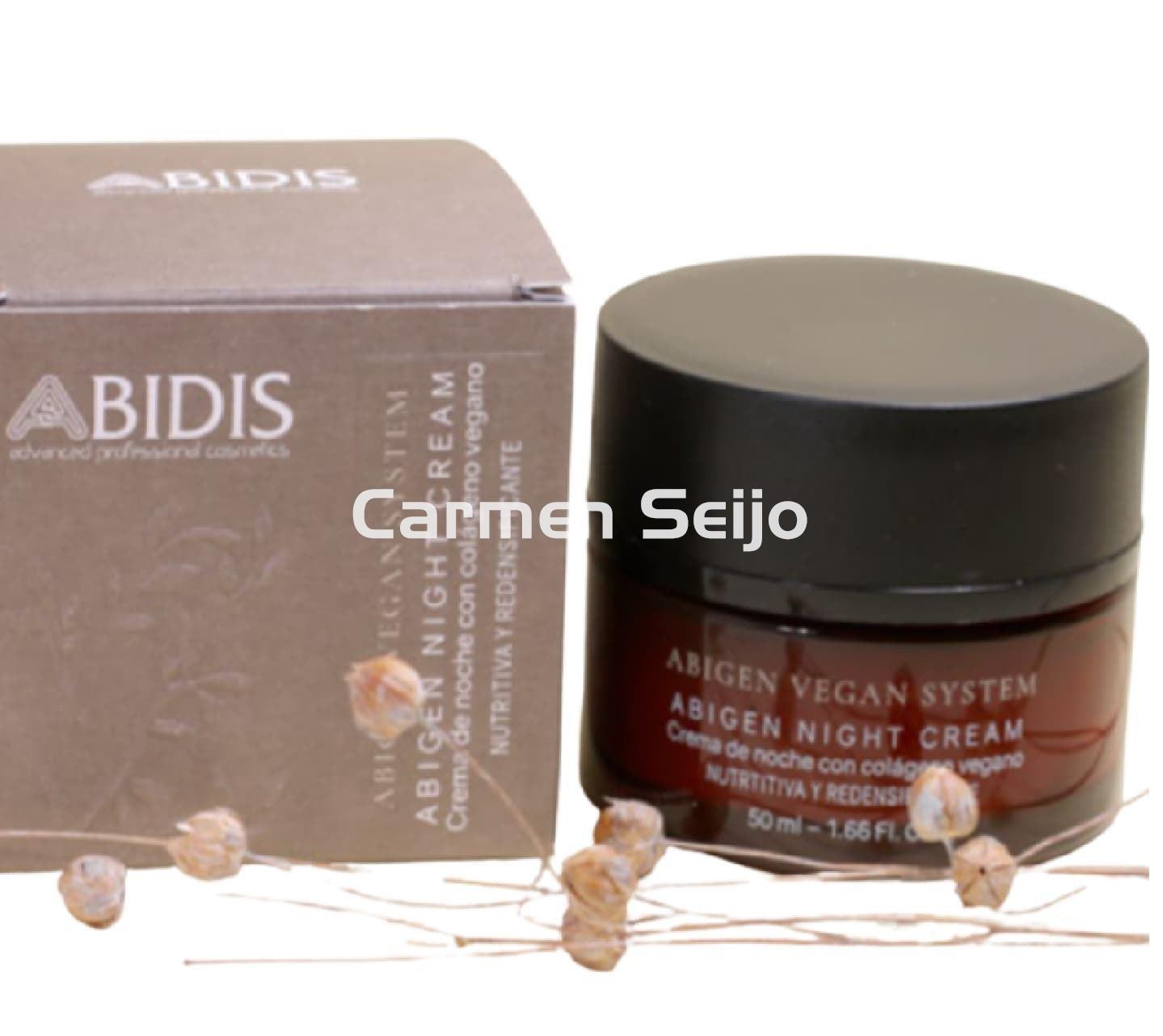 Abidis Crema de Noche con Colágeno Vegano Abigen Vegan System - Imagen 1