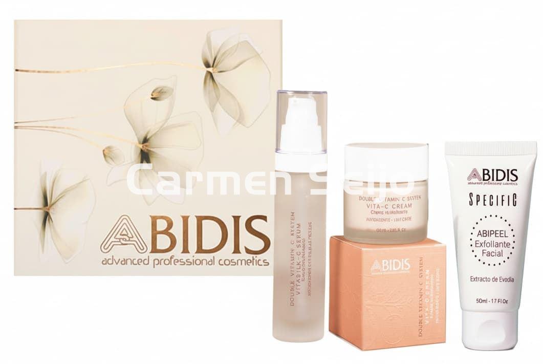 Abidis Pack Double Vitamin C Crema, Sérum y Exfoliante Abipeel - Imagen 1