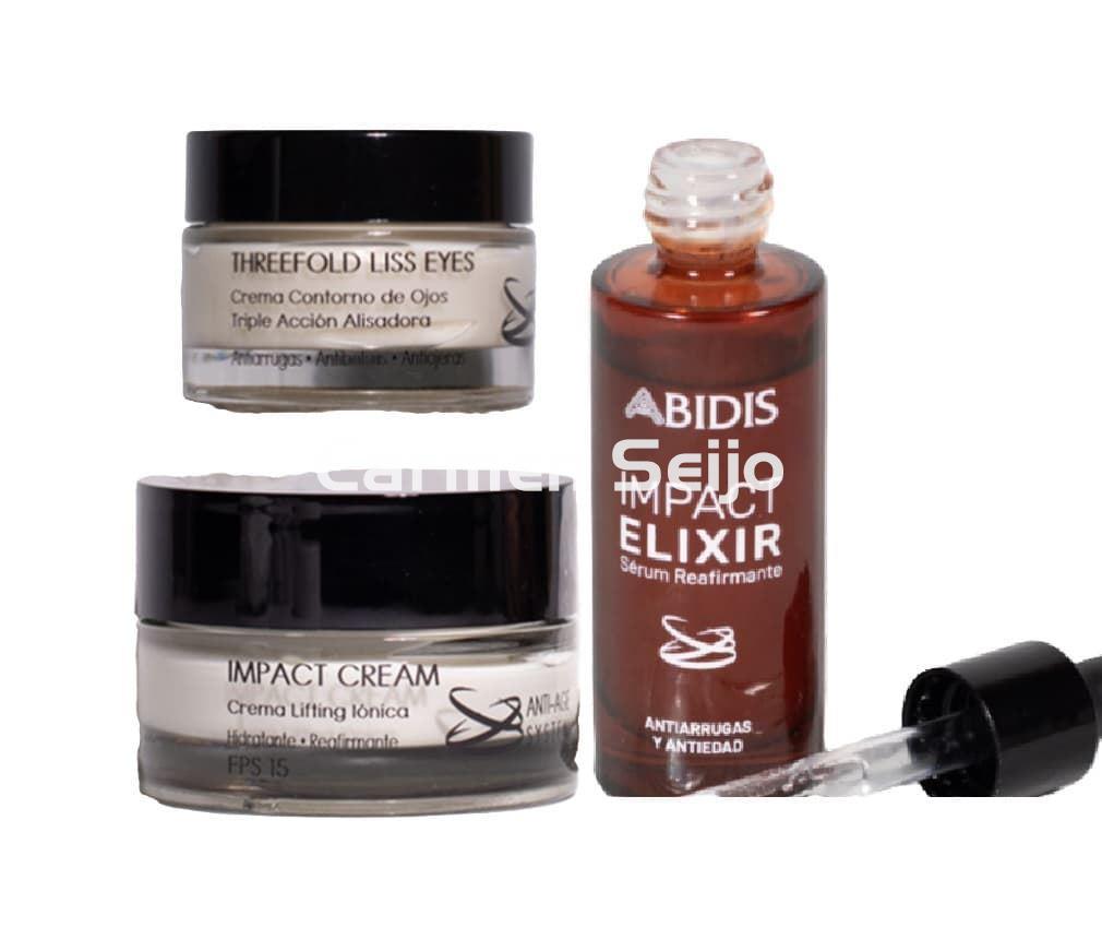 Abidis Pack Impact Crema, Sérum y Contorno de Ojos Anti-Age System - Imagen 1