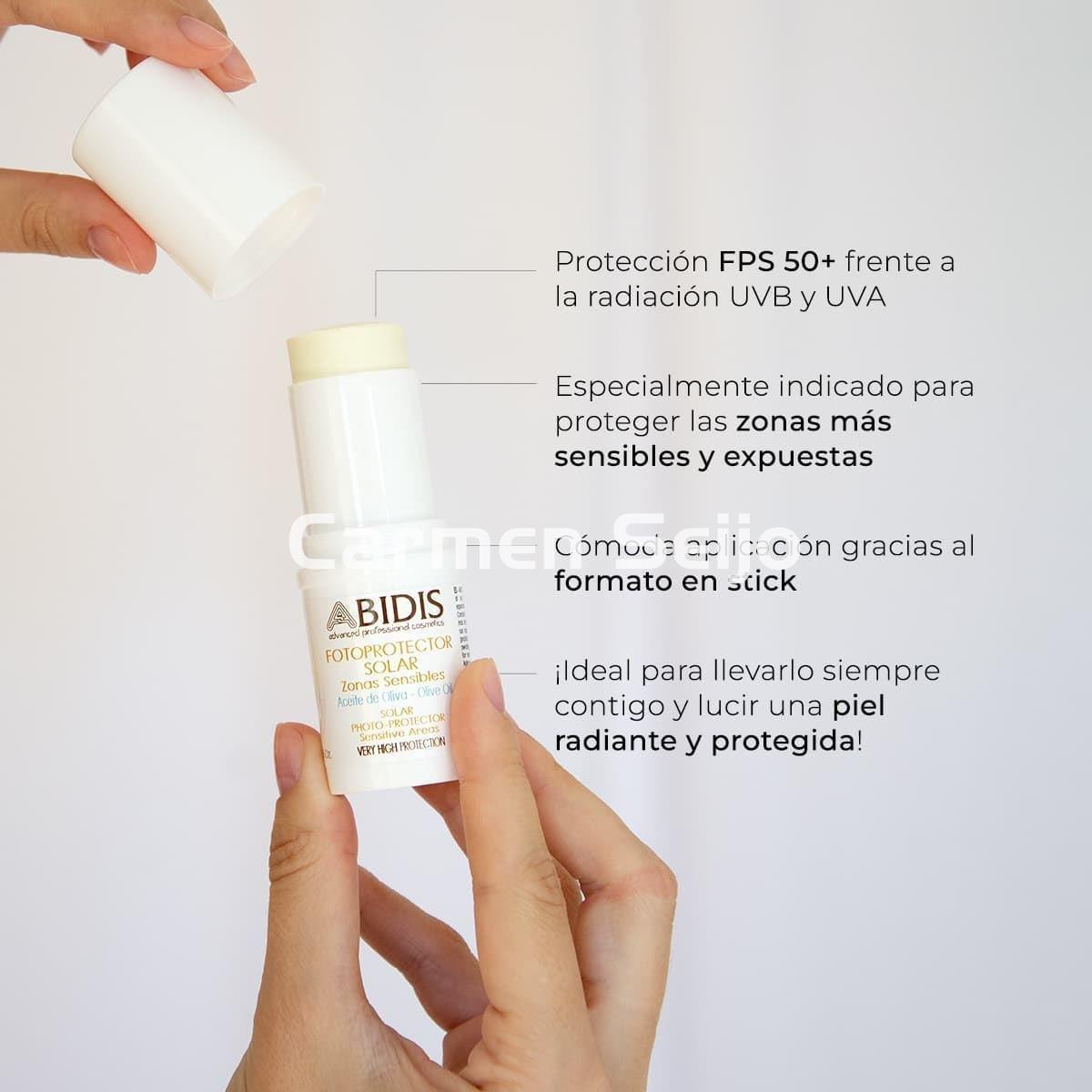 Abidis Stick Solar Fotoprotector FPS 50+ Sun Protect - Imagen 2