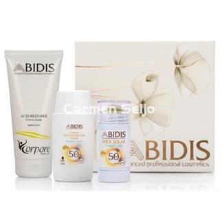 Abidis Trío Esencial de Verano Sun Protect y Acid Restored - Imagen 1