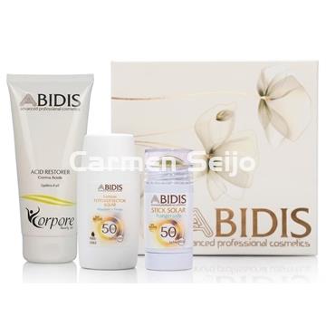 Abidis Trío Esencial de Verano Sun Protect y Acid Restored - Imagen 1