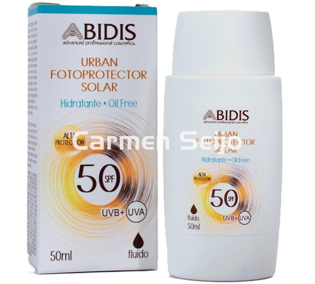 Abidis Urban Fotoprotector Solar SPF 50+ - Imagen 1