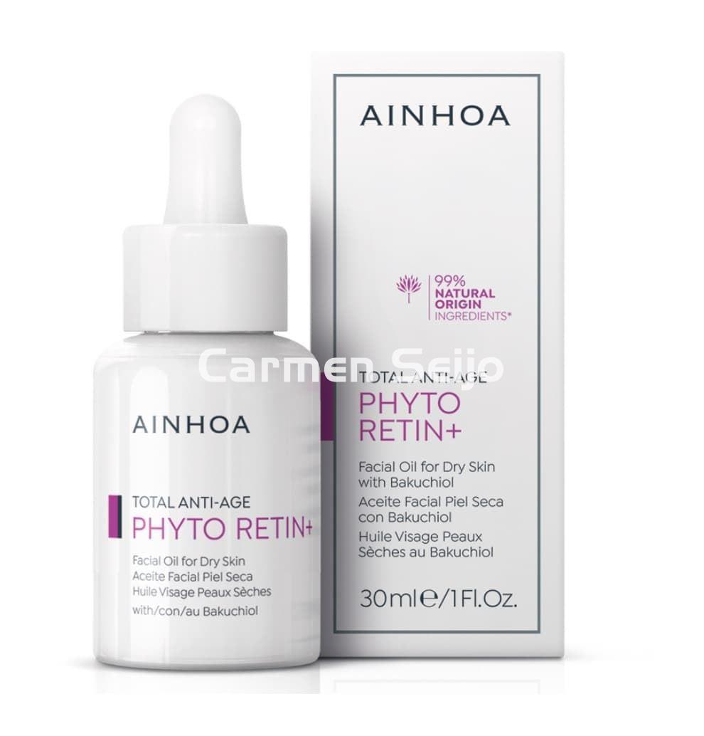 Ainhoa Cosmetics Aceite Facial Antiedad Piel Seca con Bakuchiol Phyto Retin+ - Imagen 1