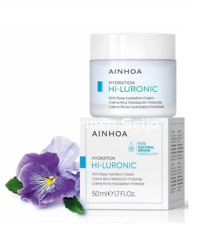 Ainhoa Cosmetics Crema Rica Hidratación Profunda Hi-Luronic - Imagen 1