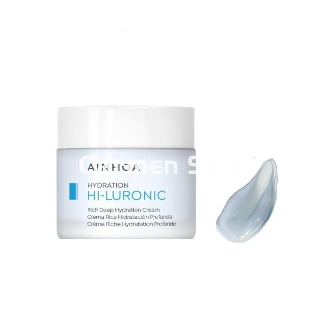 Ainhoa Cosmetics Crema Rica Hidratación Profunda Hi-Luronic - Imagen 2