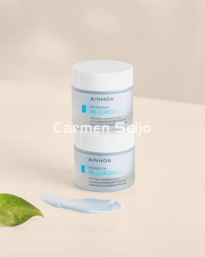 Ainhoa Cosmetics Crema Rica Hidratación Profunda Hi-Luronic - Imagen 2