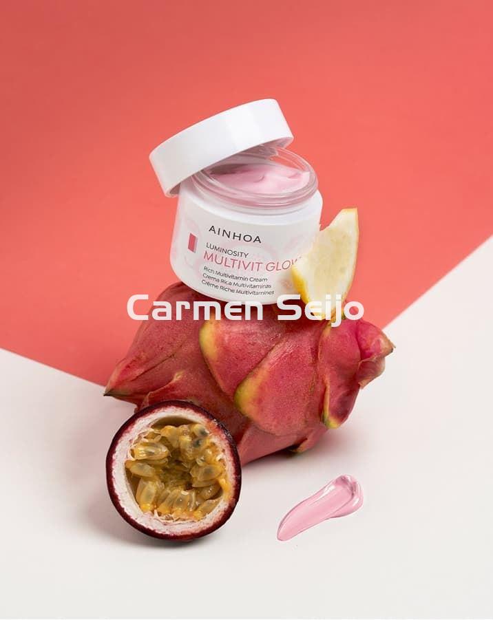 Ainhoa Cosmetics Crema Rich  Multivit Glow Luminosity - Imagen 2