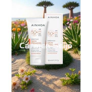 Ainhoa Cosmetics Emulsión Solar Facial SPF 50+ Skin Primers - Imagen 2