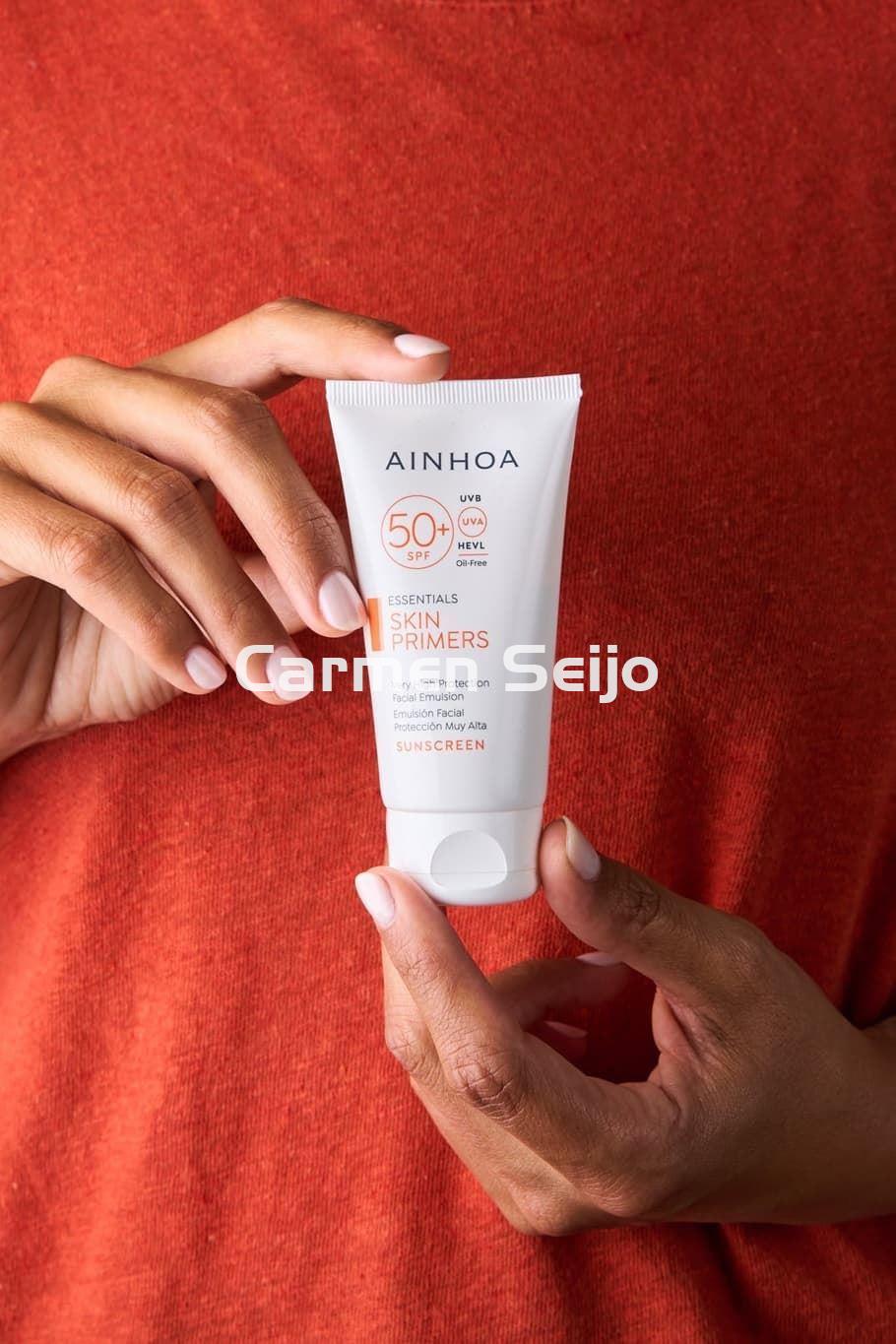 Ainhoa Cosmetics Emulsión Solar Facial SPF 50+ Skin Primers - Imagen 4