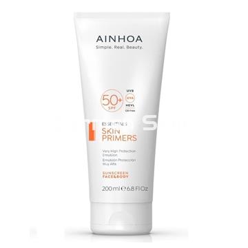 Ainhoa Cosmetics Emulsión Solar SPF 50+ Face & Body 200 ml. - Imagen 1