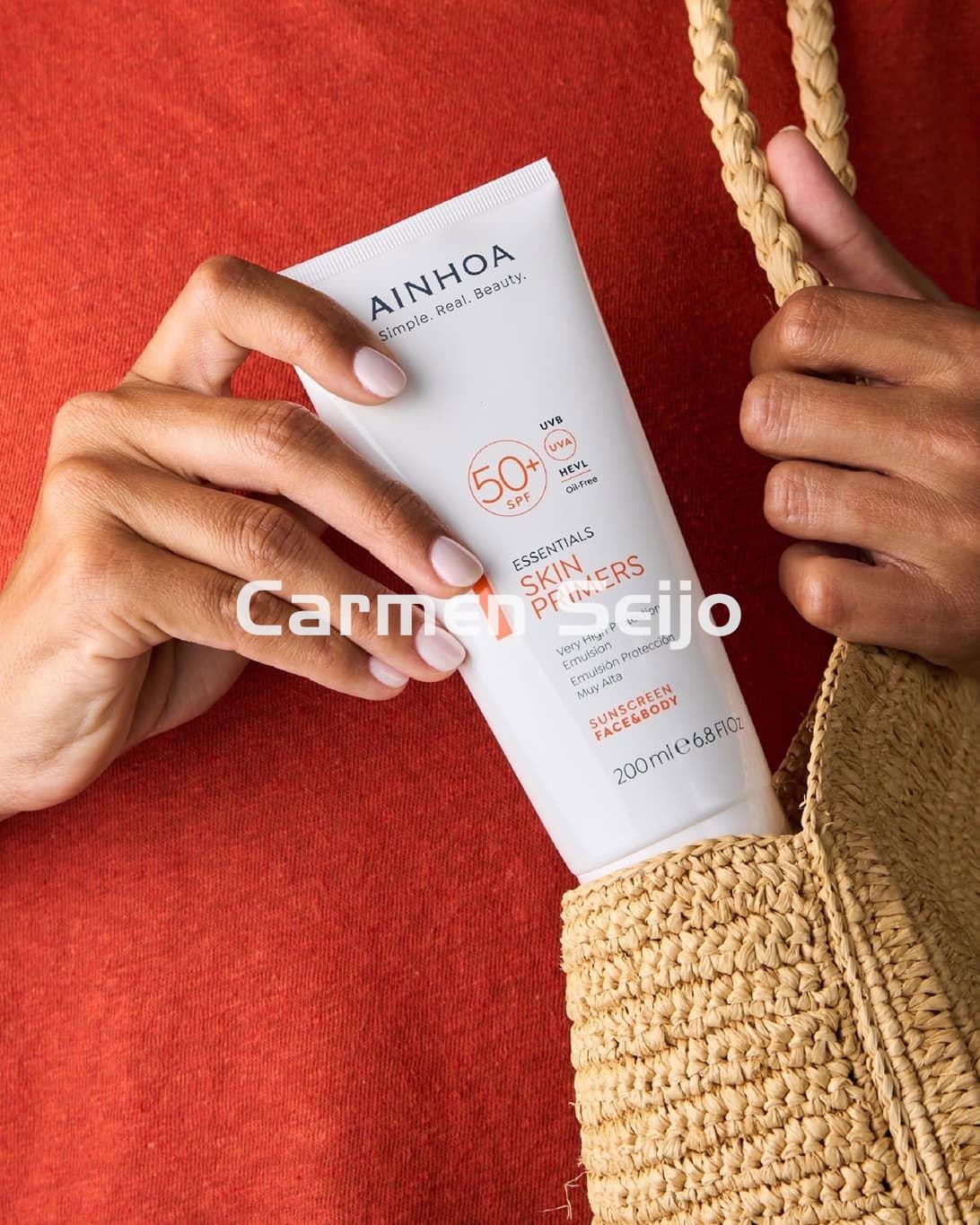 Ainhoa Cosmetics Emulsión Solar SPF 50+ Facial y Corporal 200 ml. - Imagen 2