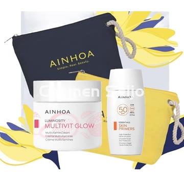 Ainhoa Cosmetics Pack Crema RICH Multivit Glow y Emulsión Solar SPF 50 - Imagen 1