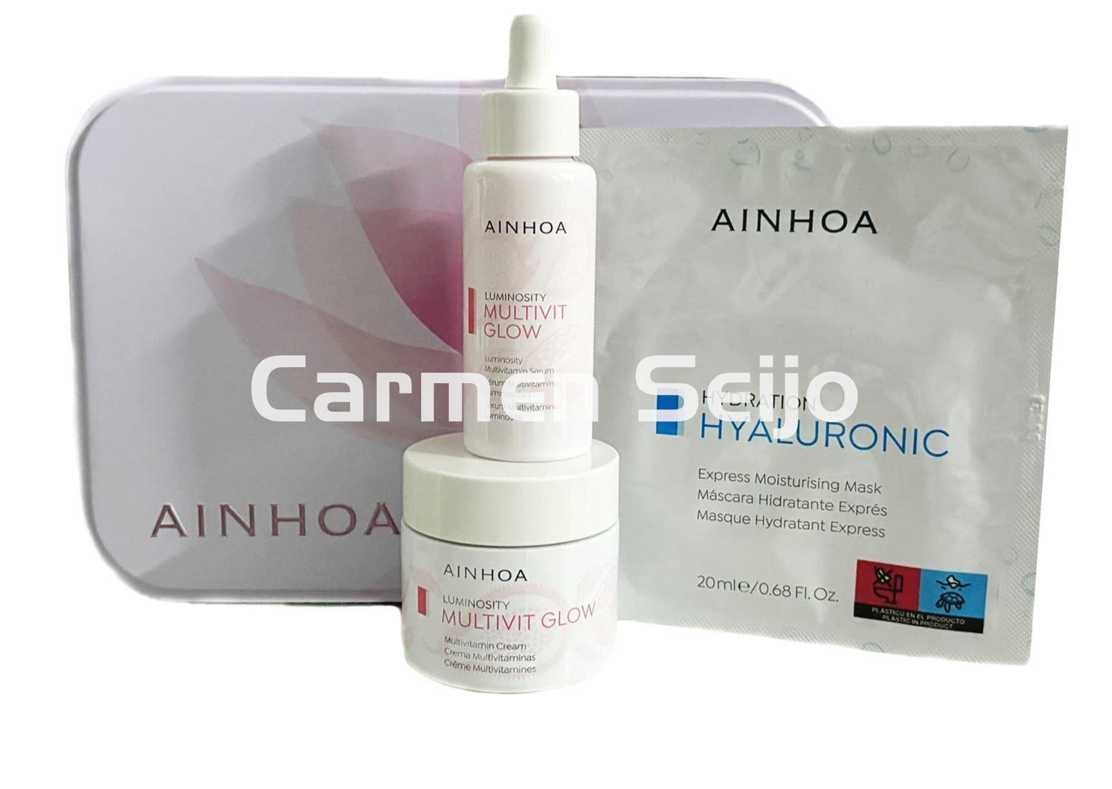 Ainhoa Cosmetics Pack Crema y Sérum Multivit Glow** - Imagen 1