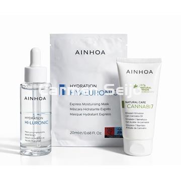 Ainhoa Cosmetics Pack Emulsión de Cannabis y Sérum Hi-Luronic - Imagen 1