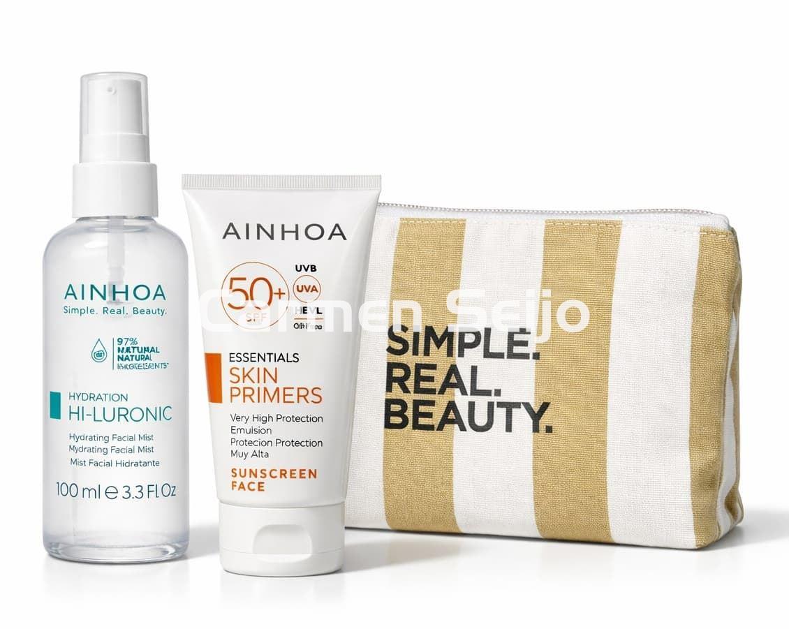 Ainhoa Cosmetics Pack Emulsión Solar SPF50+ y Bruma Summer Essentials - Imagen 1