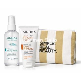 Ainhoa Cosmetics Pack Emulsión Solar SPF50+ y Bruma Summer Essentials - Imagen 1