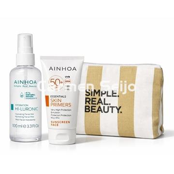 Ainhoa Cosmetics Pack Emulsión Solar SPF50+ y Bruma Summer Essentials - Imagen 1