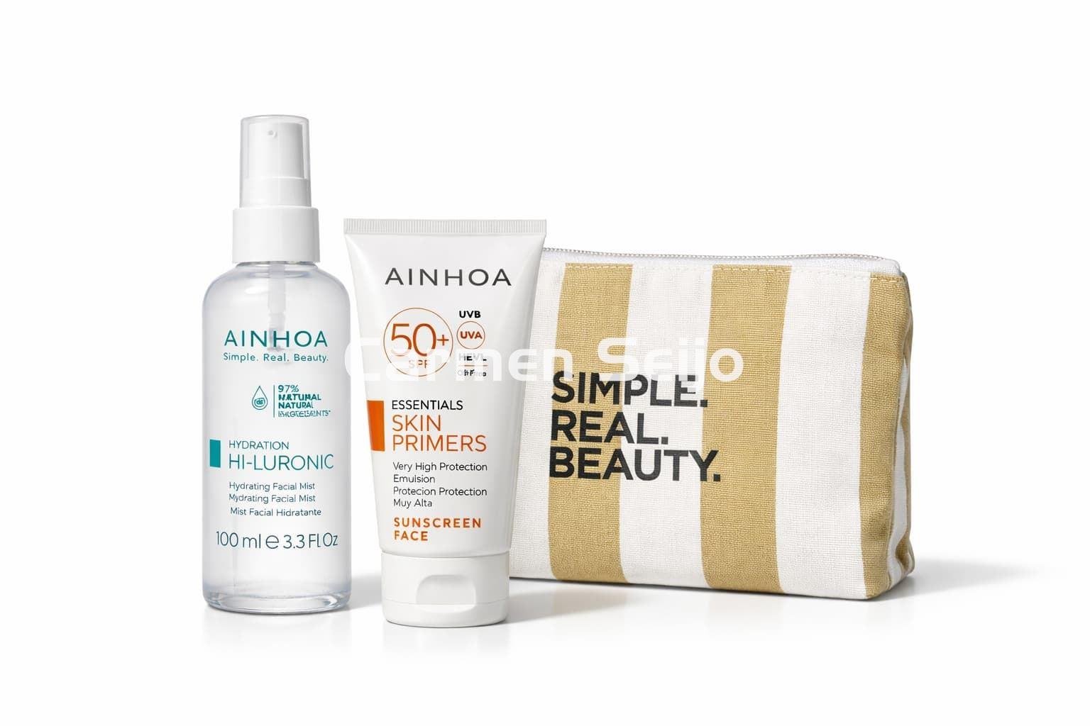 Ainhoa Cosmetics Pack Emulsión Solar SPF50+ Y Brumar Summer Essentials - Imagen 1