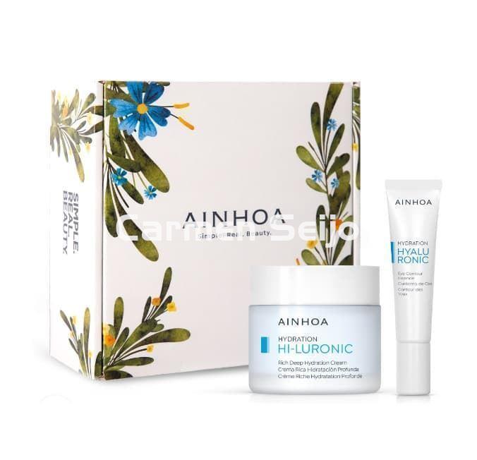 Ainhoa Cosmetics Pack Hidratación Crema Rich Hi-Luronic - Imagen 1