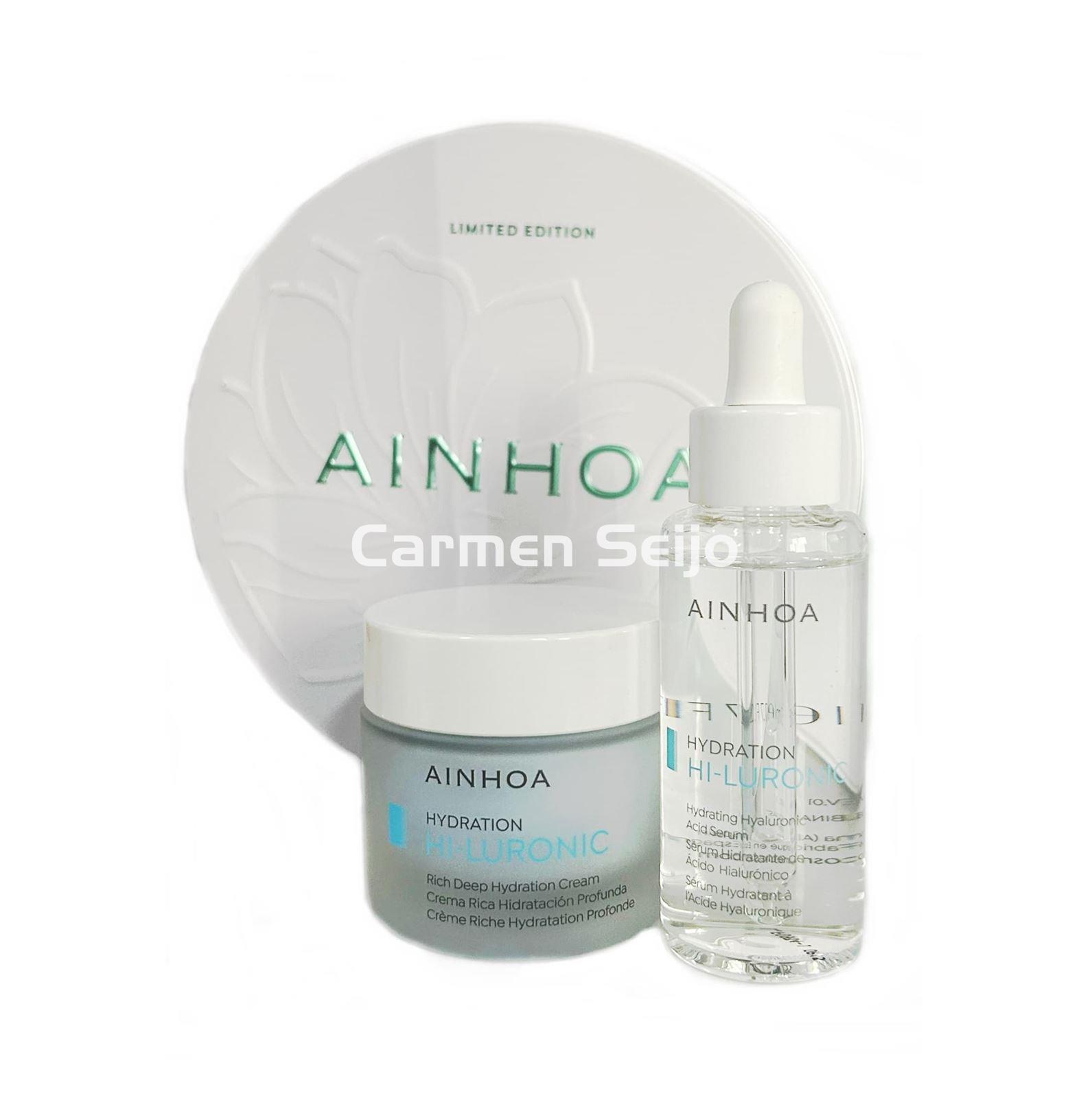 Ainhoa Cosmetics Pack Hidratante Crema + Sérum Hi-Luronic** - Imagen 1
