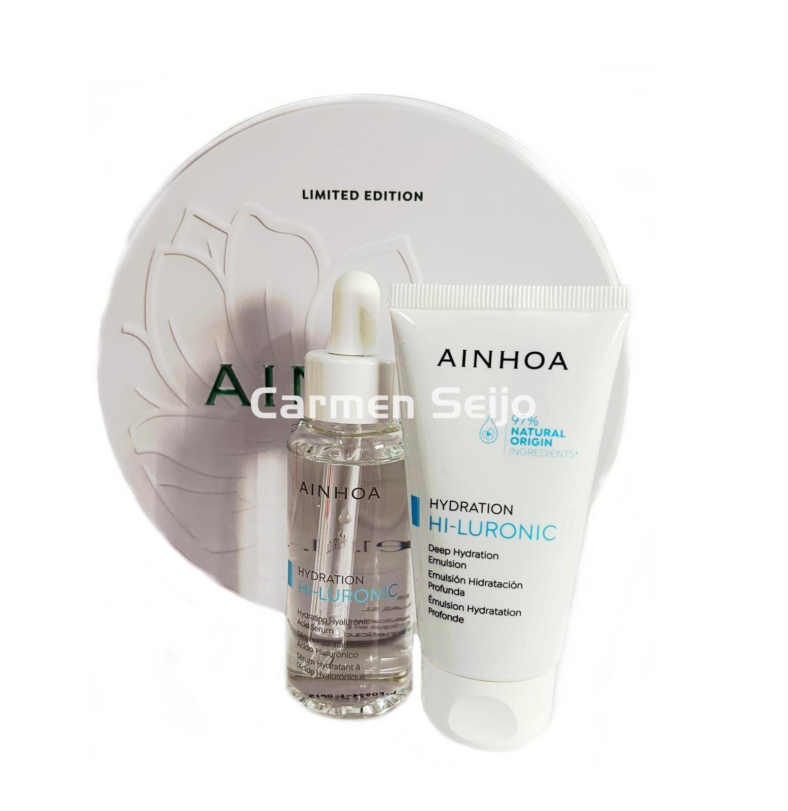 Ainhoa Cosmetics Pack Hidratante Emulsión + Sérum Hi-Luronic** - Imagen 1