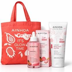 Ainhoa Cosmetics Pack Multivit Glow Sérum XL y Crema Corporal - Imagen 1