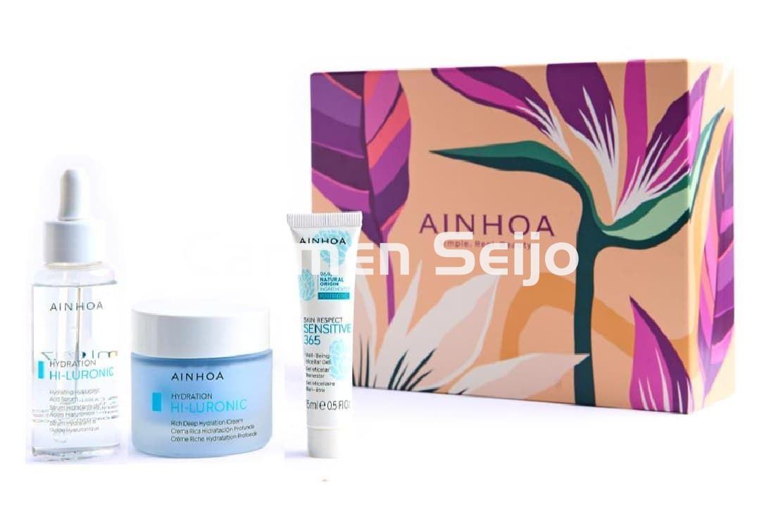 Ainhoa Cosmetics Pack Navidad Crema Rich Hi-Luronic y Sérum - Imagen 1