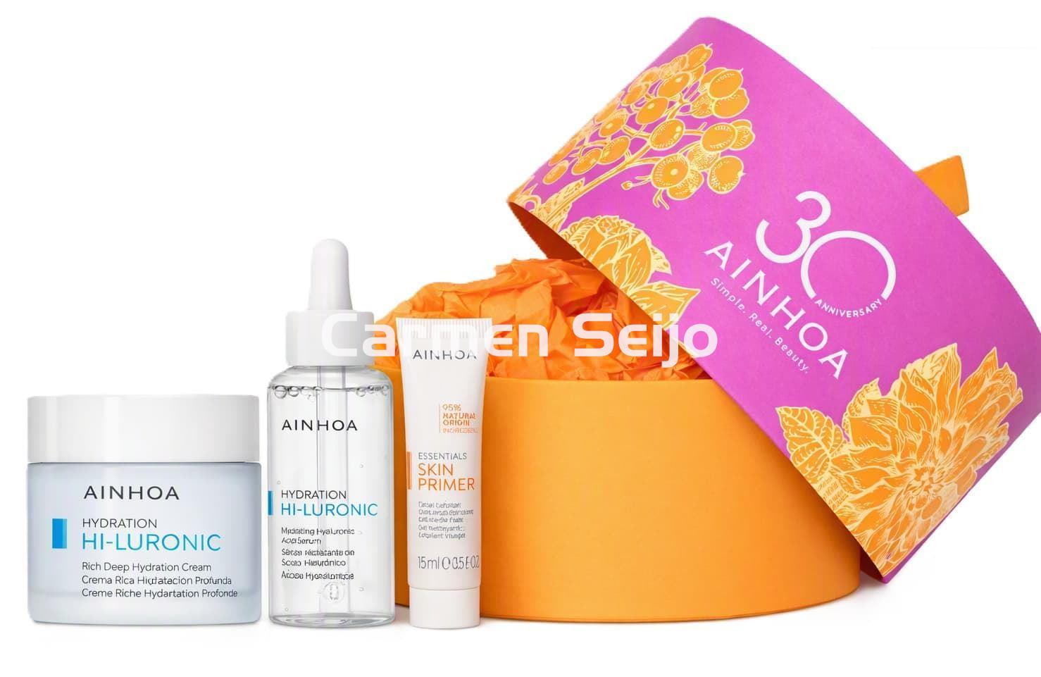Ainhoa Cosmetics Pack Navidad Crema Rich Hi-Luronic y Sérum - Imagen 1