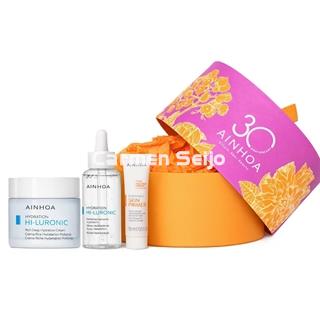 Ainhoa Cosmetics Pack Navidad Crema Rich Hi-Luronic y Sérum - Imagen 1