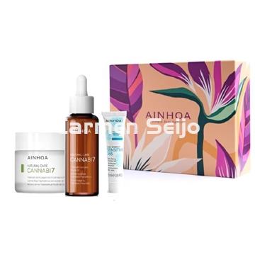 Ainhoa Cosmetics Pack Navidad Regenerador Crema y Sérum Cannabi7 - Imagen 1
