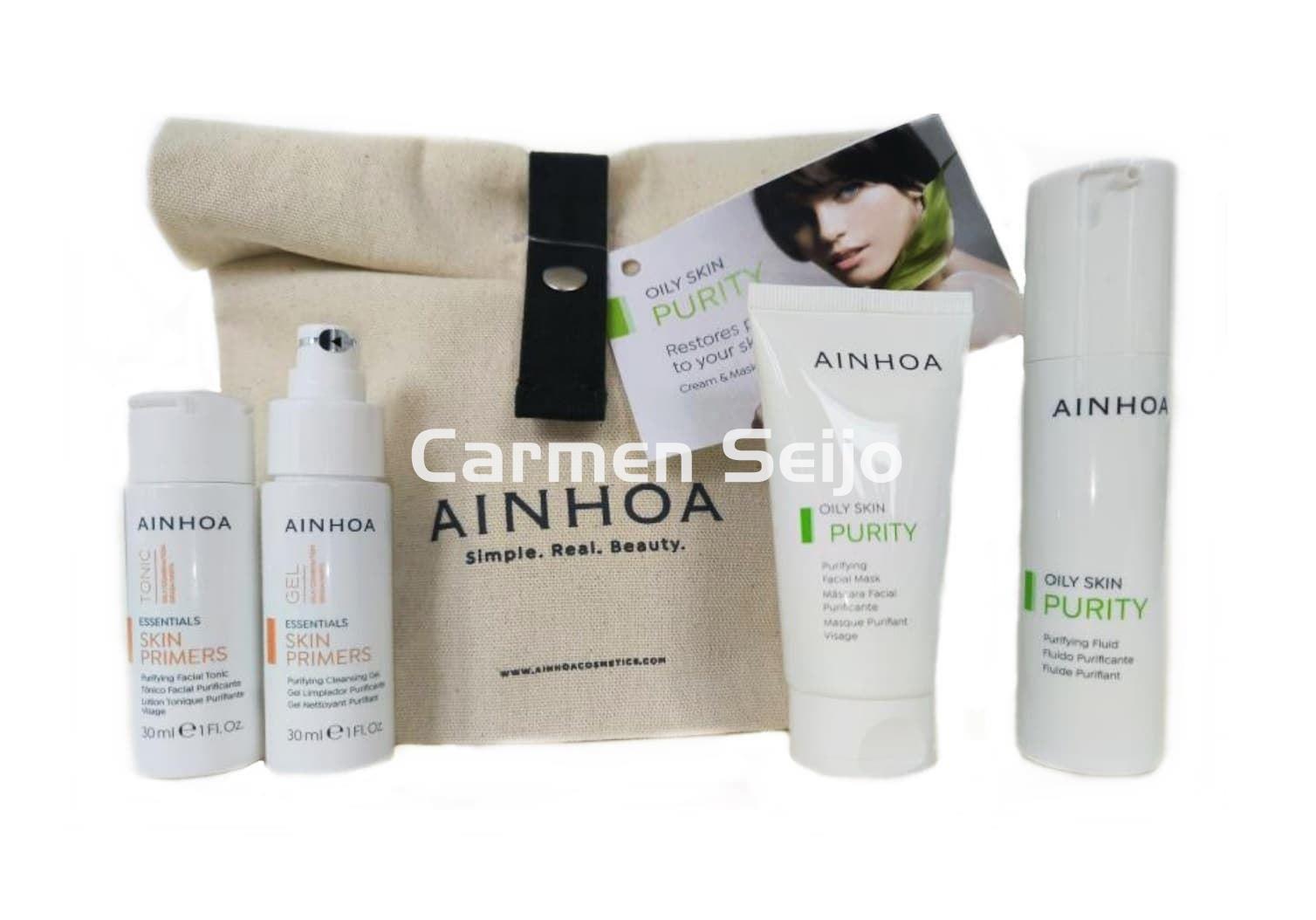 Ainhoa Cosmetics Pack Pieles Grasas Fluido y Mascarilla Oily Skin Purity - Imagen 1