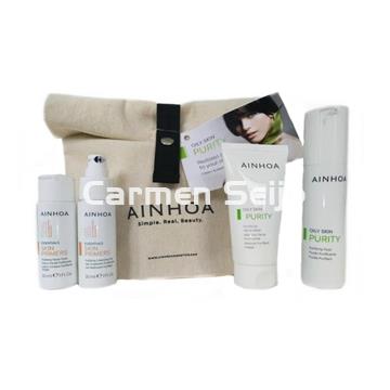 Ainhoa Cosmetics Pack Pieles Grasas Fluido y Mascarilla Oily Skin Purity - Imagen 1