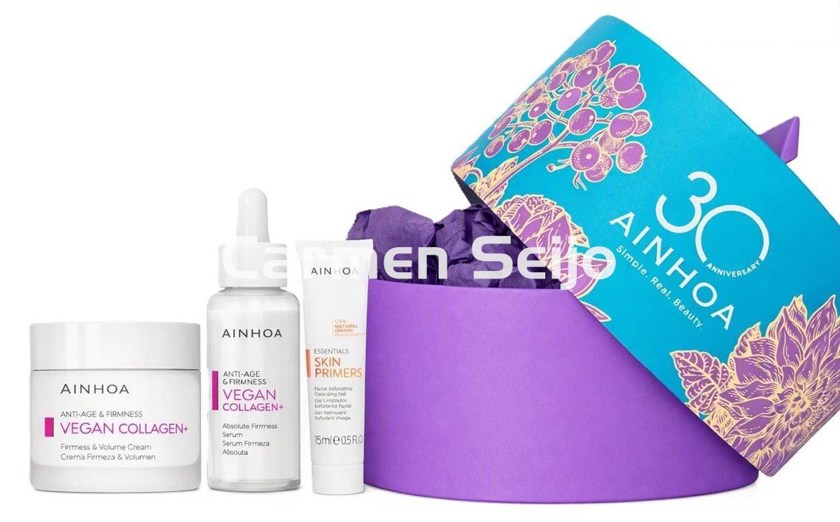 Ainhoa Cosmetics Pack Reafirmante Vegan Collagen+ Crema y Sérum - Imagen 1