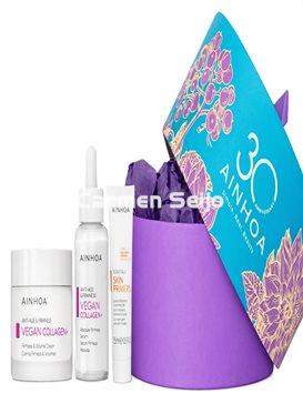 Ainhoa Cosmetics Pack Reafirmante Vegan Collagen+ Crema y Sérum - Imagen 1