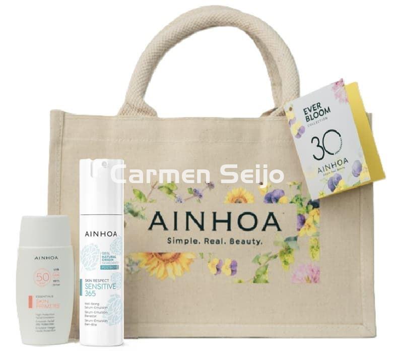 Ainhoa Cosmetics Pack Sérum-Emulsión Sensitive 365 y Protección Solar SPF 50 - Imagen 1