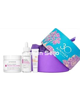 Ainhoa Cosmetics Pack Vegan Collagen+ Crema Cuello & Escote + Sérum - Imagen 1