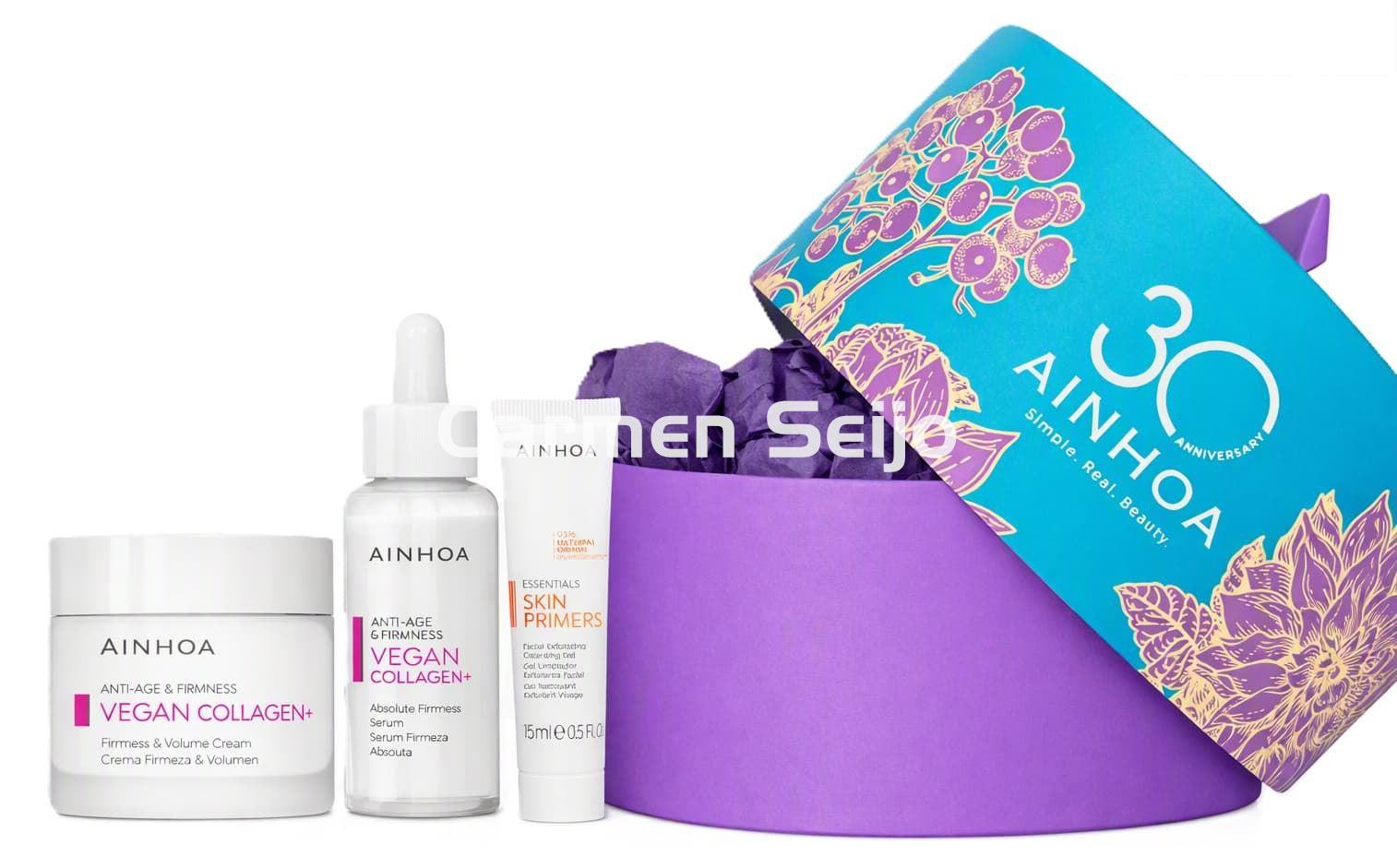 Ainhoa Cosmetics Pack Vegan Collagen+ Crema + Sérum - Imagen 1