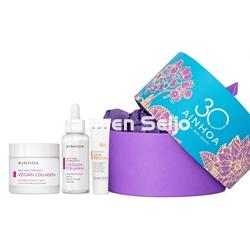 Ainhoa Cosmetics Pack Vegan Collagen+ Crema + Sérum - Imagen 1