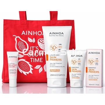 Ainhoa Cosmetics Pack Verano Glow Emulsión SPF 50+ y Contorno - Imagen 1