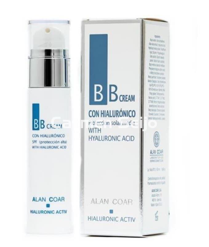 Alan Coar BB Cream Crema con ácido Hialurónico SPF 40 (50 ml) - Imagen 1